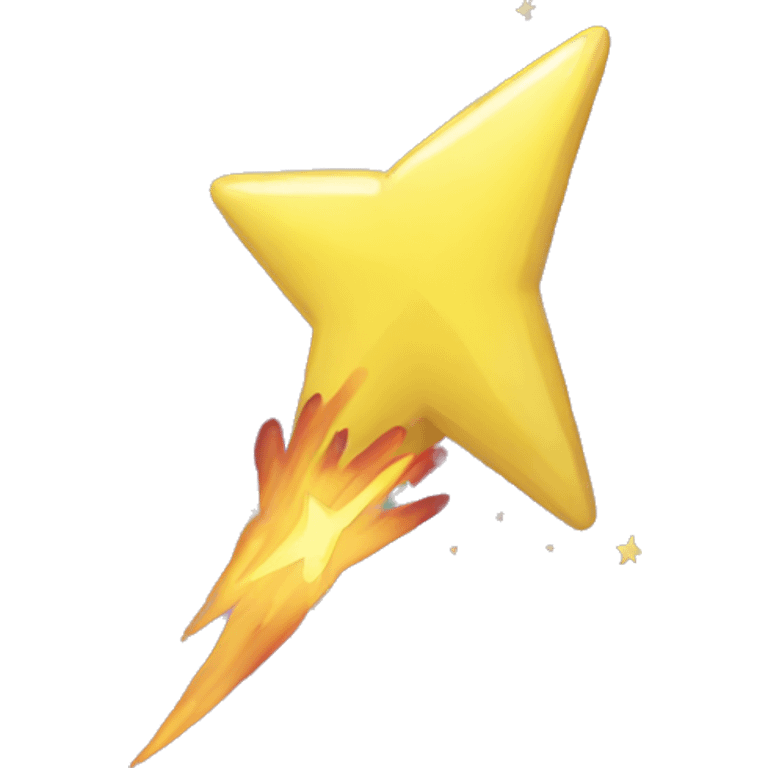 Shooting star emoji