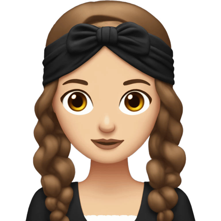 Blair Waldorf in black headband  emoji