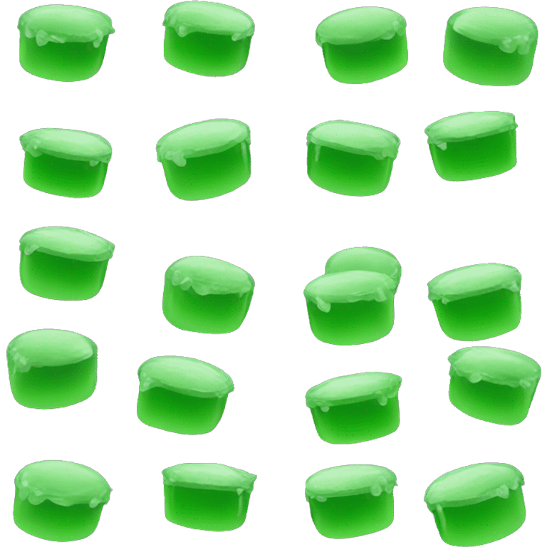 Green jello emoji