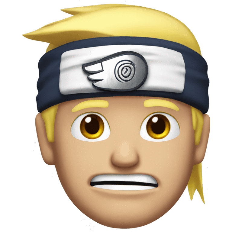 Donald trump with a Naruto headband  emoji