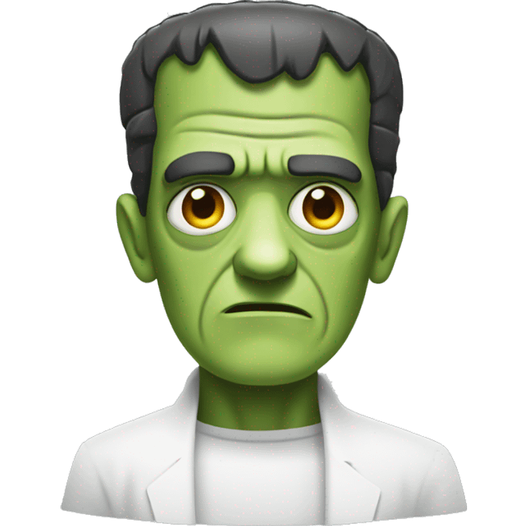 Frankenstein with google eyes emoji