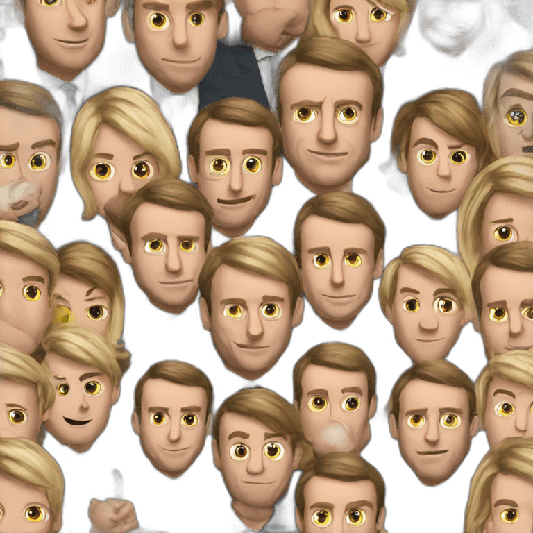 Emmanuel Macron emoji