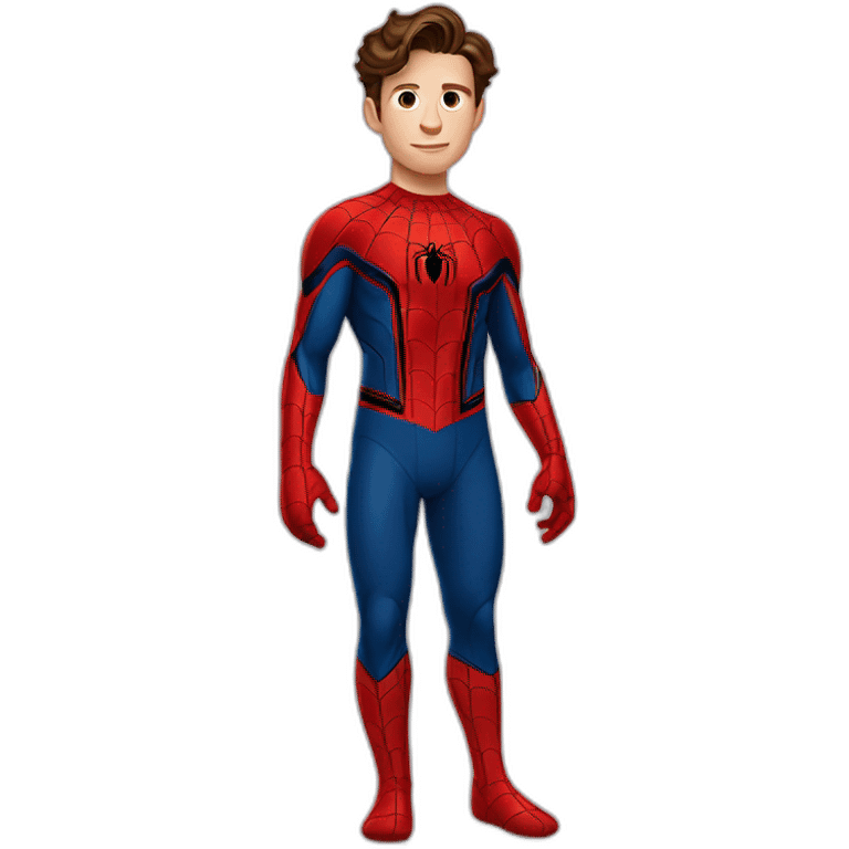 Tom Holland in Spider-Man costume emoji