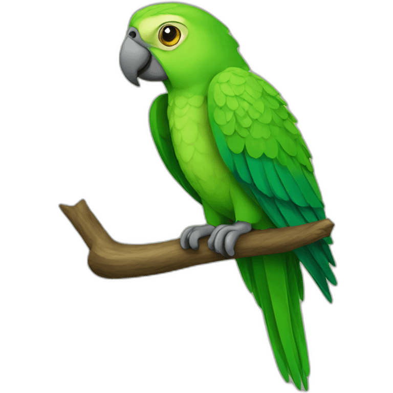 Green Parrot emoji