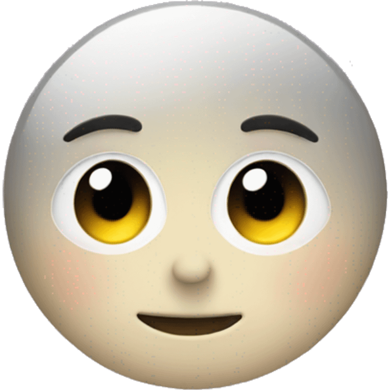 Cute moon emoji  emoji