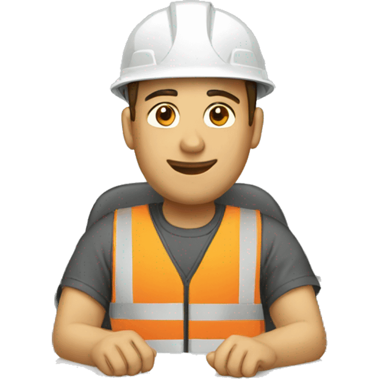 worker on office emoji