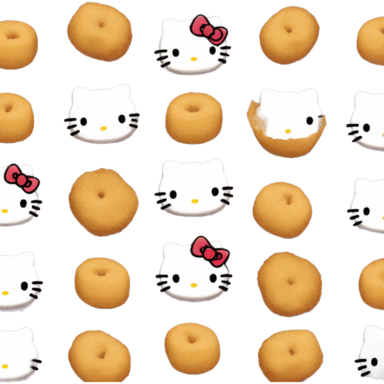 Hello Kitty nuggets emoji