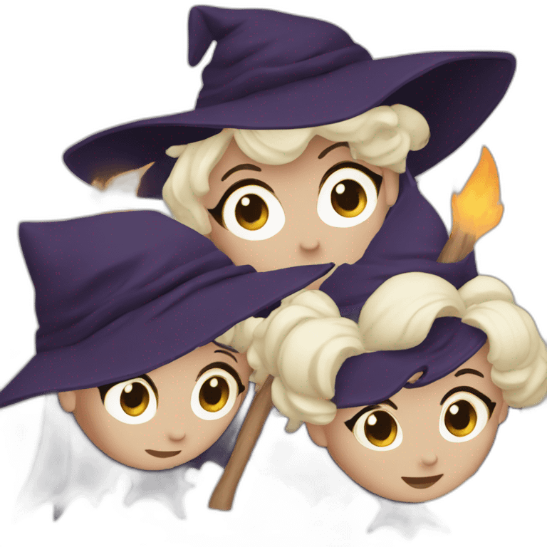 three witches emoji