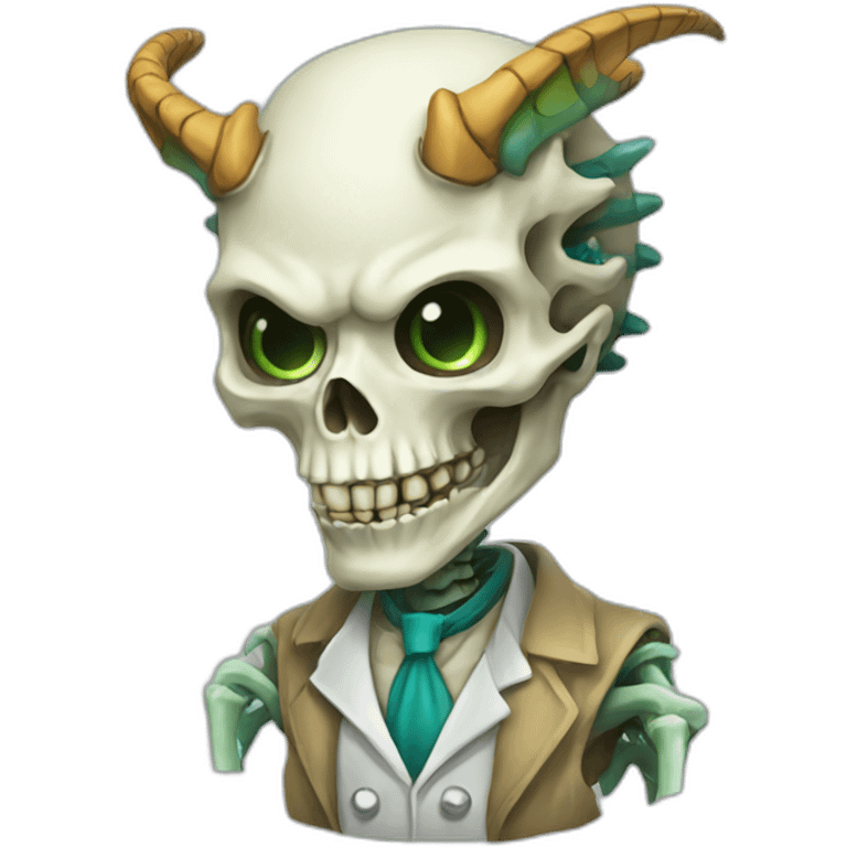 Doctor Skeleton dragon emoji