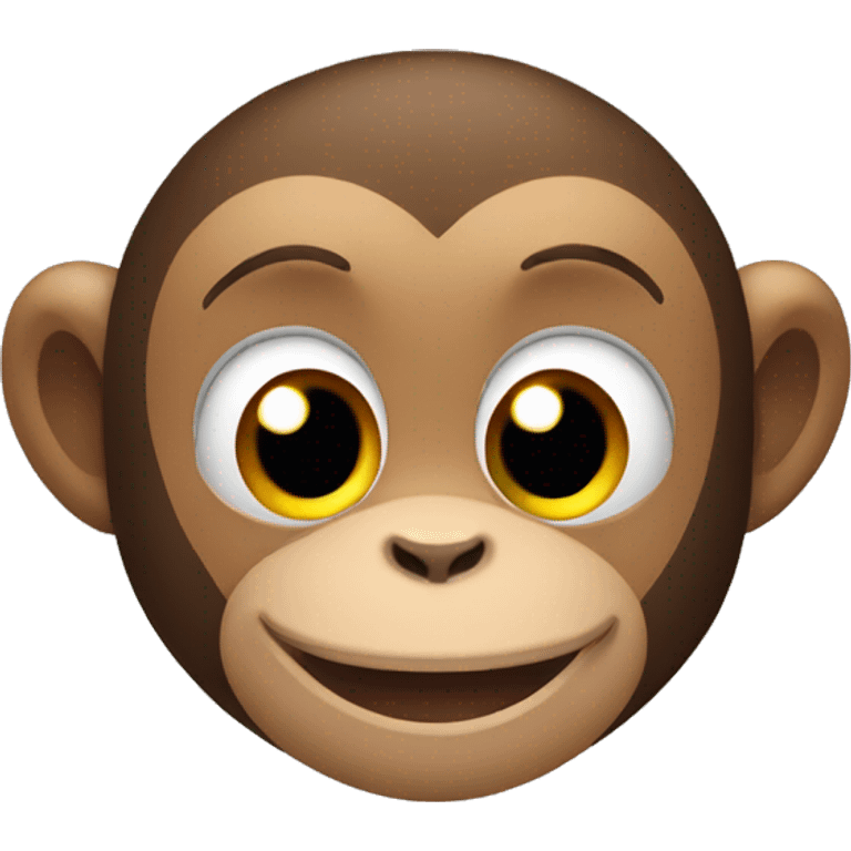 Monkey blushing emoji