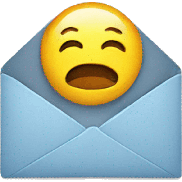 email on a computer screen emoji