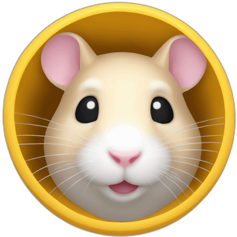 Clear plastic hamster tunnels emoji