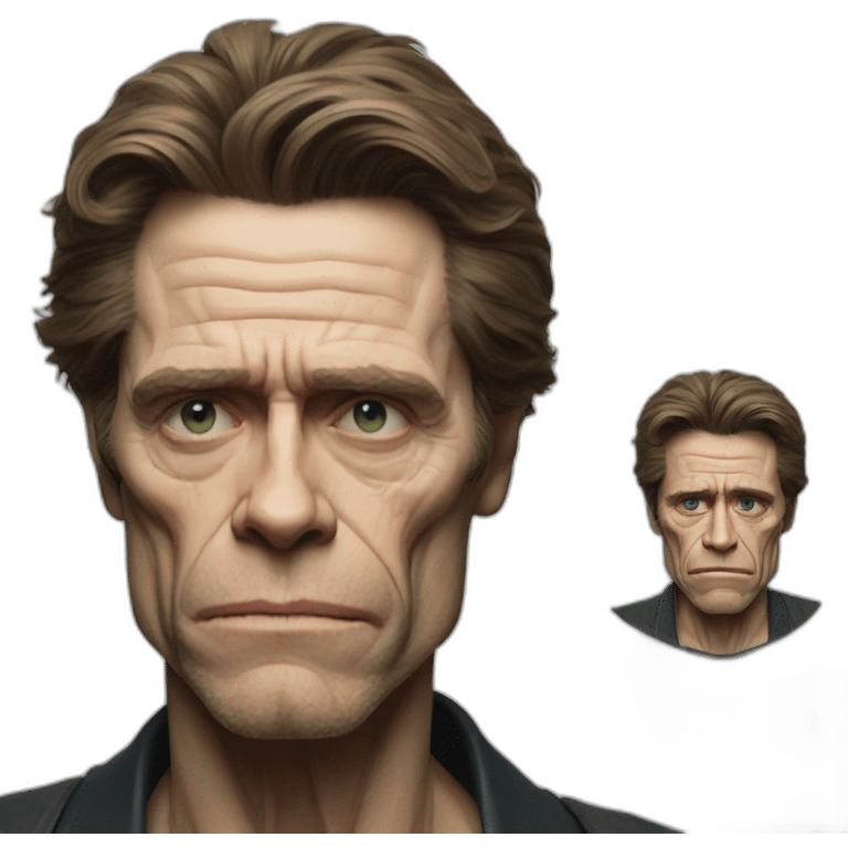 Sad Willem dafoe emoji