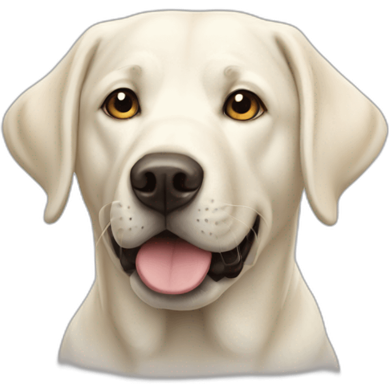 White labrador emoji