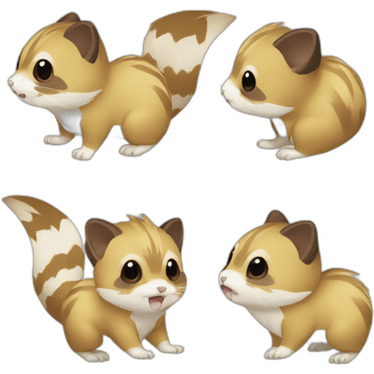 Furet déguiser en pikatchu emoji