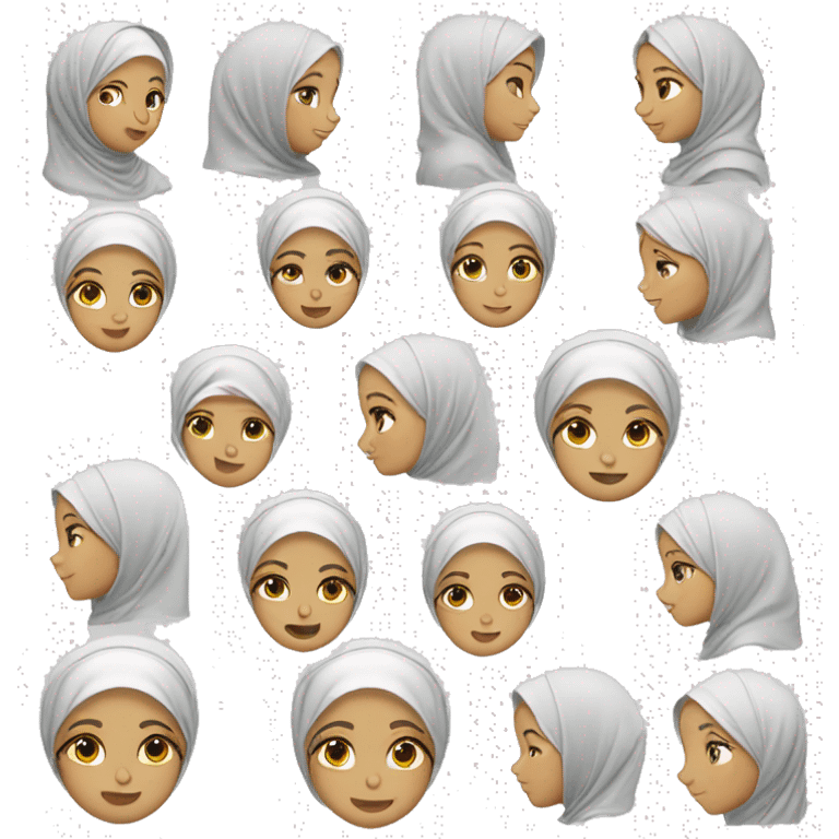 hijabi white girl emoji