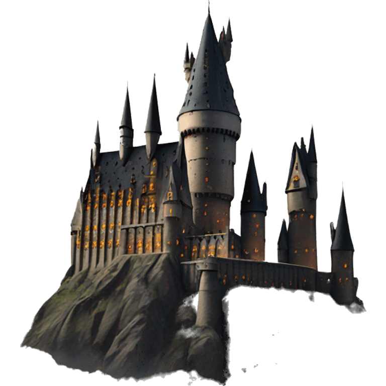 harry potter castle emoji