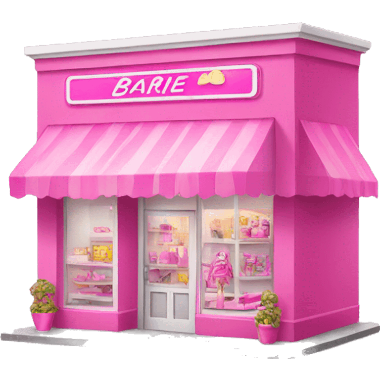 pink barbie shop emoji