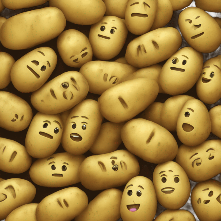 potatoes smiling  emoji