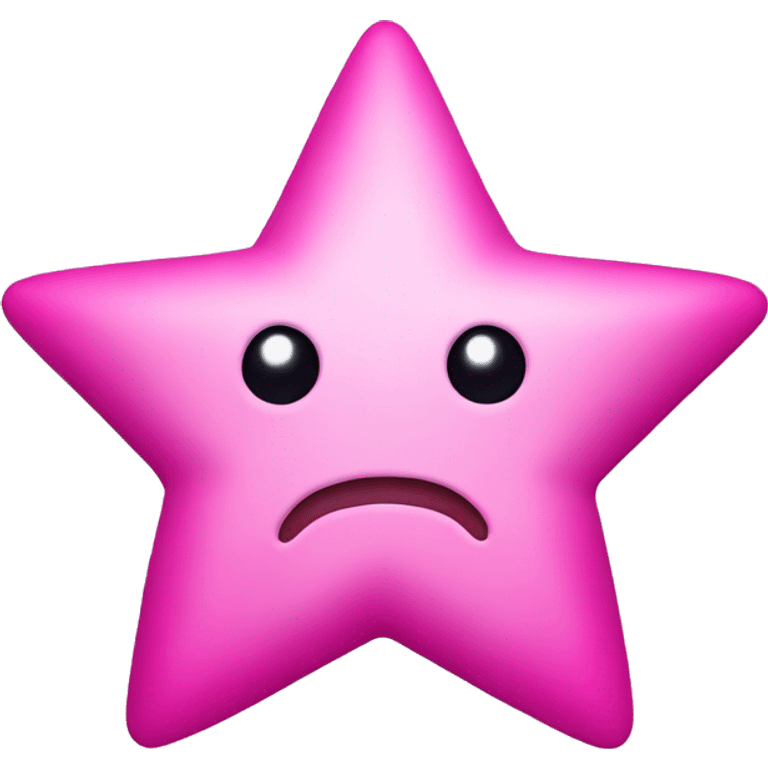 Pink star emoji