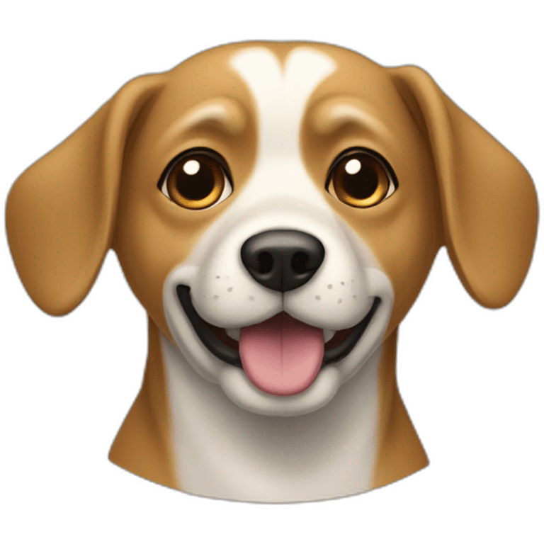 Chien qui a une capote emoji