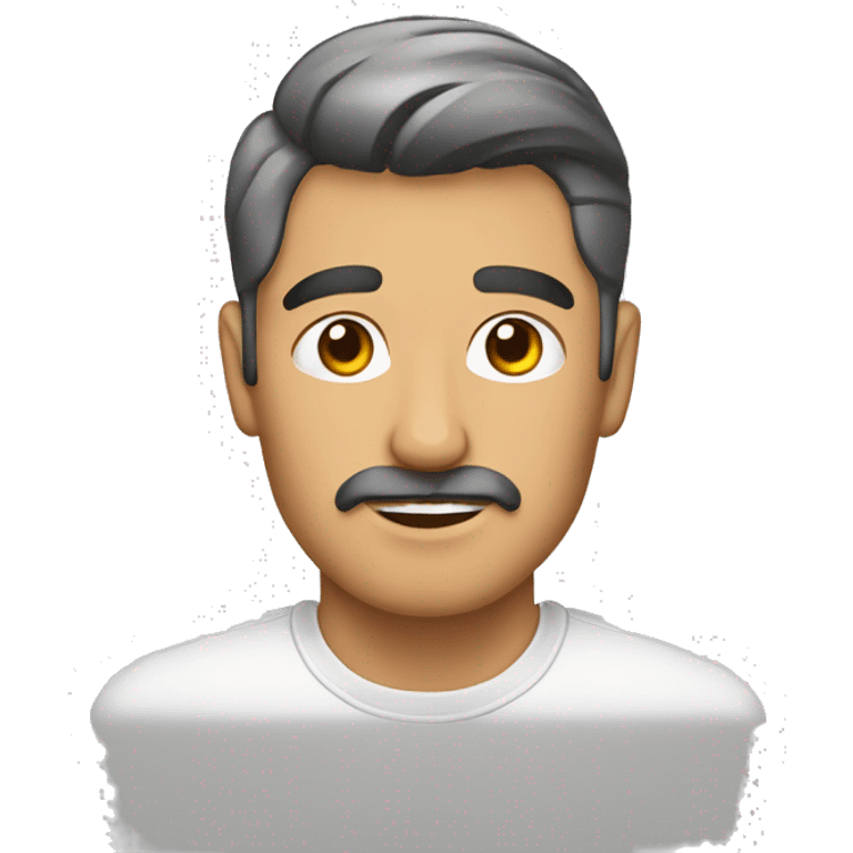 hombre moreno ojos cafe emoji