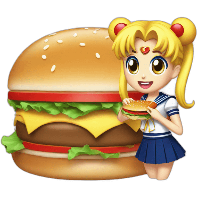 sailor-moon-eating-a-burger emoji