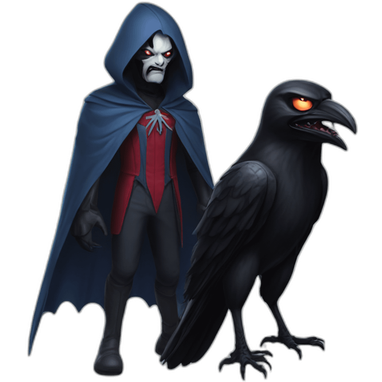 morbius and crow emoji