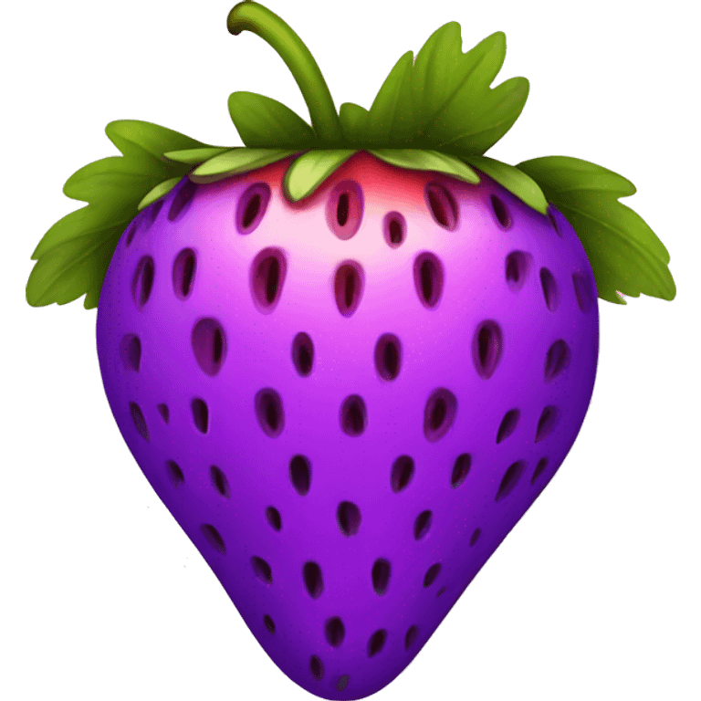 strawberry purple emoji