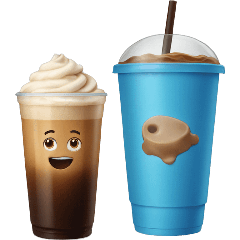 Carmel ice coffee emoji