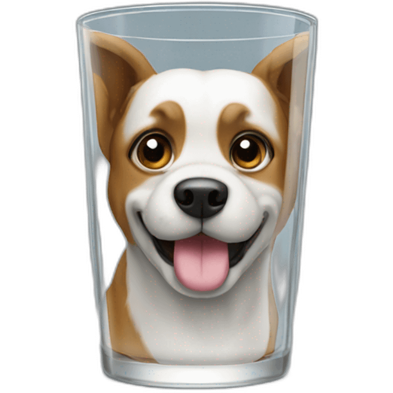 Dog glass emoji