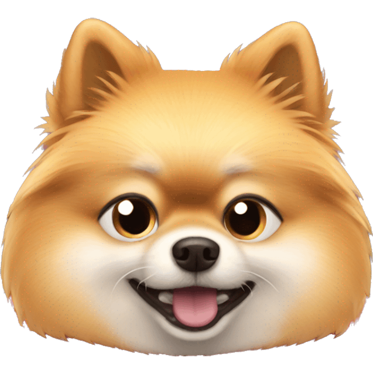 angry pomeranian sitting in car emoji