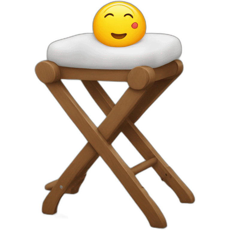 Stools in bed emoji