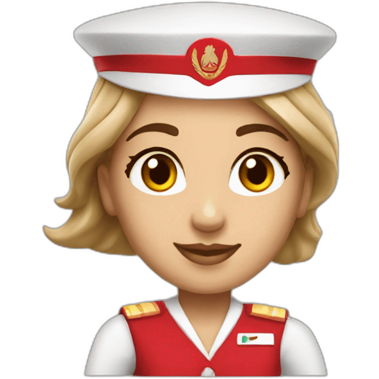 Emirates Airways cabin crew emoji