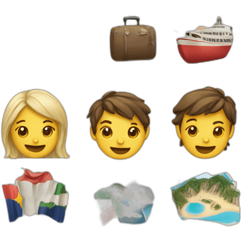 Trips to different countries  emoji