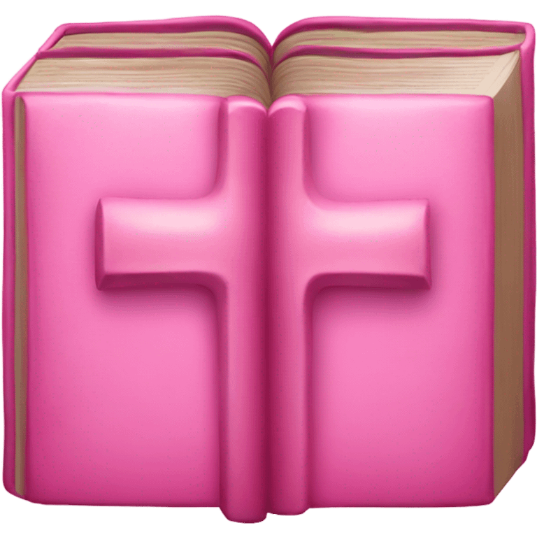 Pink Bible emoji