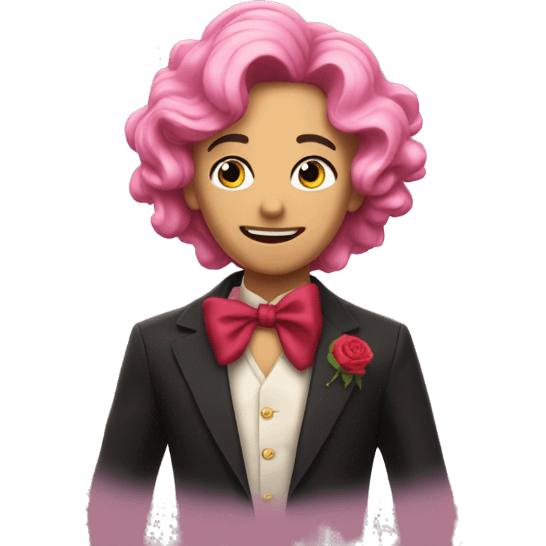 corazon rosa fiesta emoji