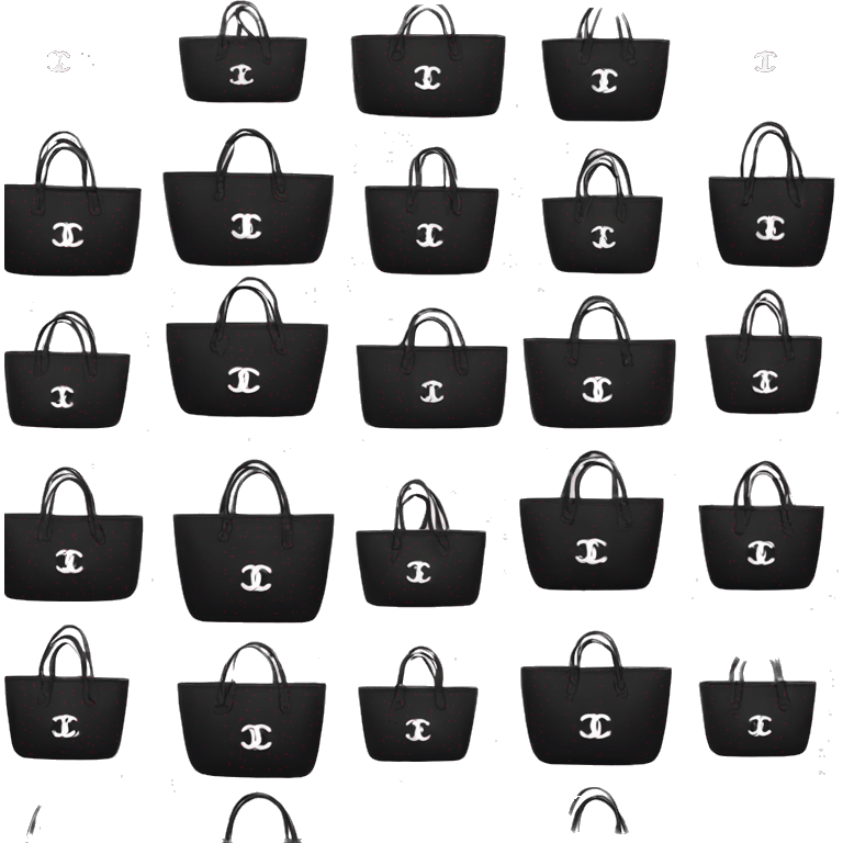 Chanel shopping bags emoji