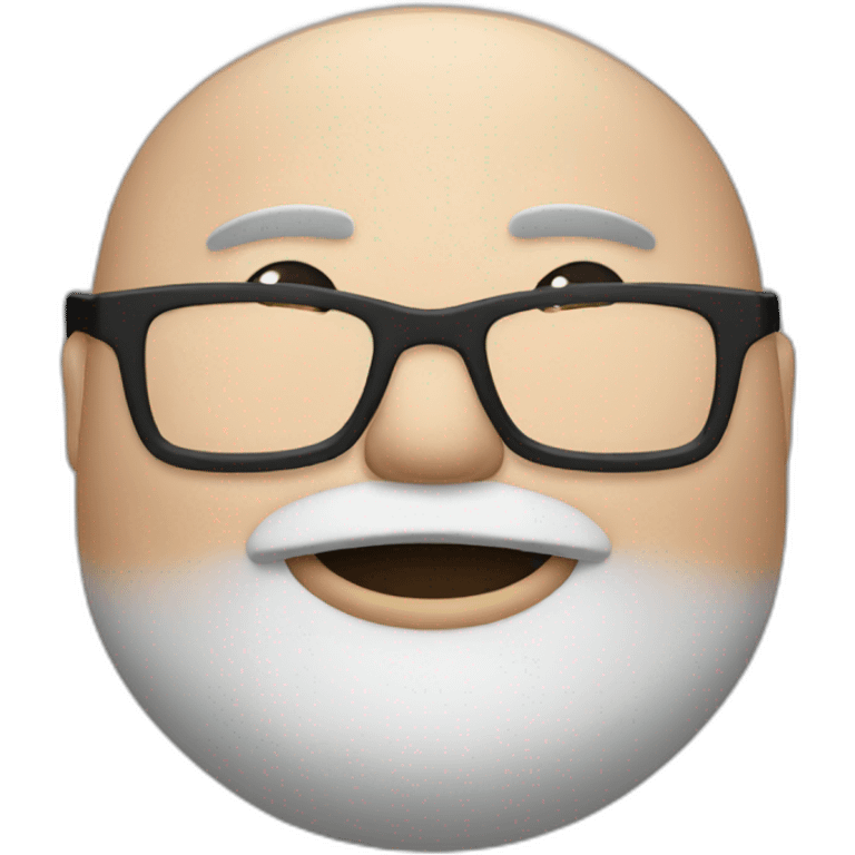 fat man with glasses emoji