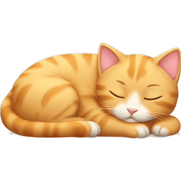 sleeping kitty emoji