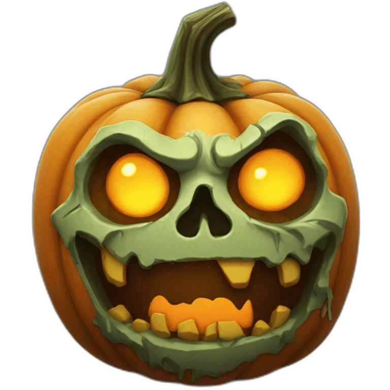 zombie pumpkin emoji