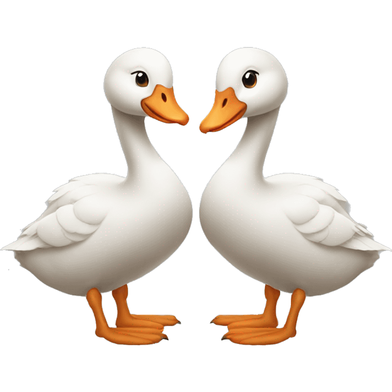 geese in love emoji