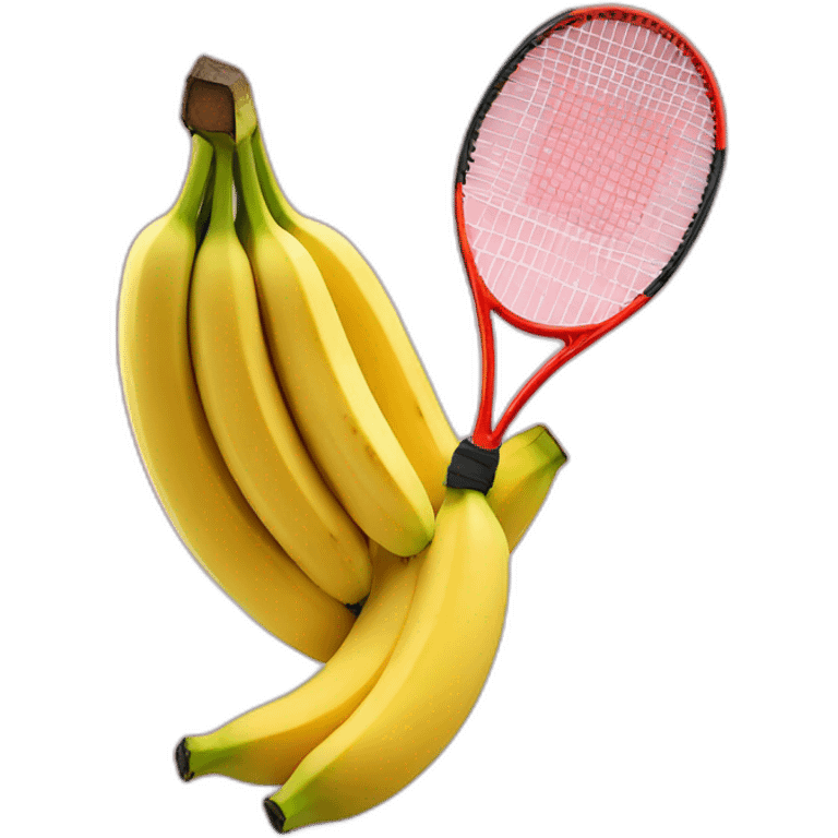 Banana won a tennis tournament emoji