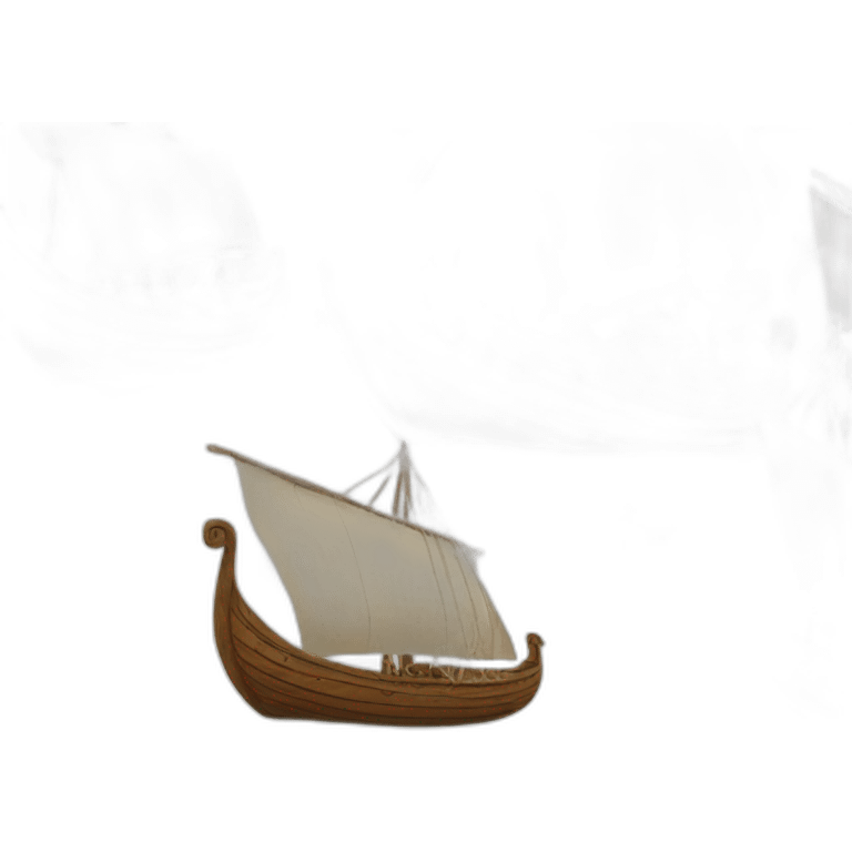 viking sailing boat emoji