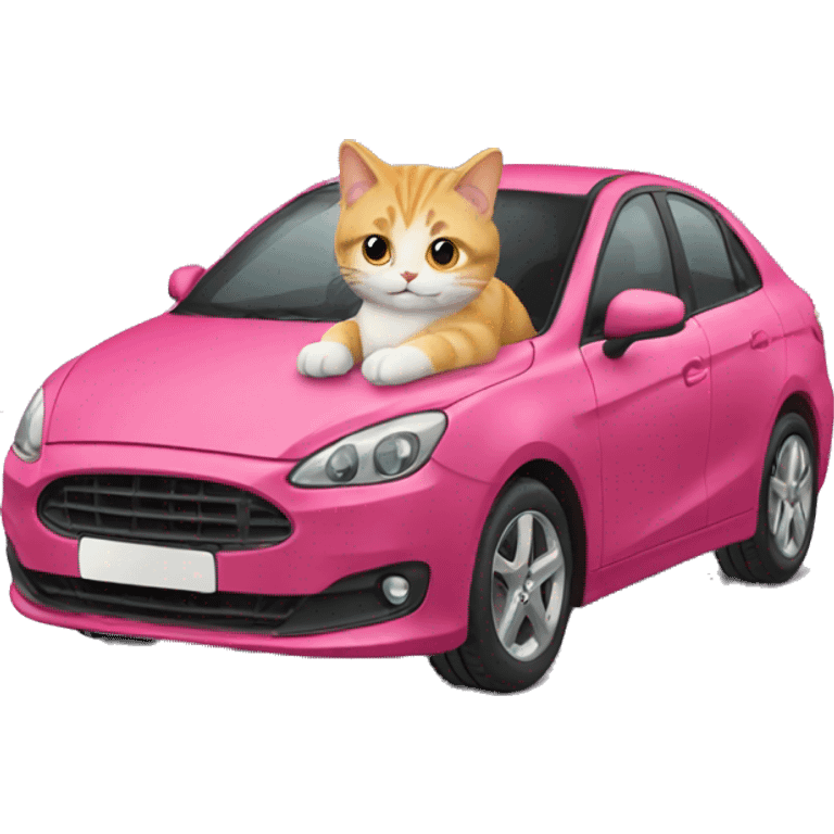 cat with car emoji