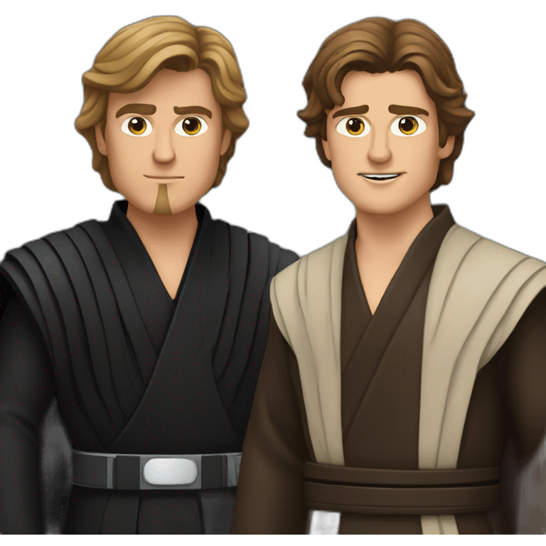 Anakin and Vader emoji