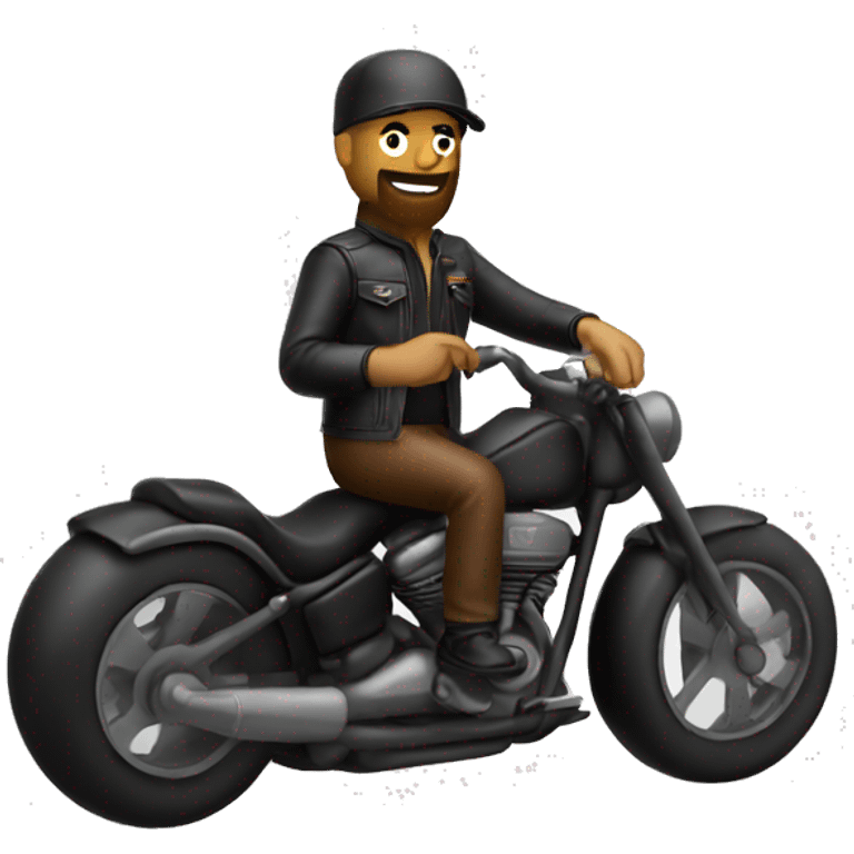 Biker emoji leather emoji