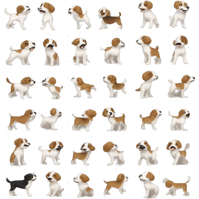 Dog dance  emoji