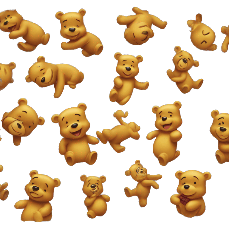 Winnie the pooh brown emoji