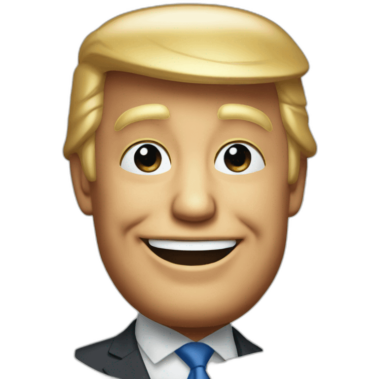 Donald trump smiling emoji